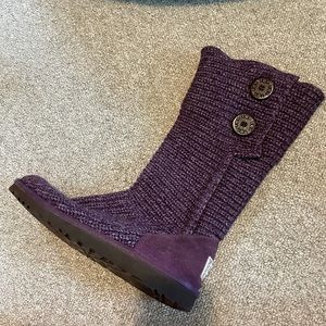 Women’s knit ugg boots size 6